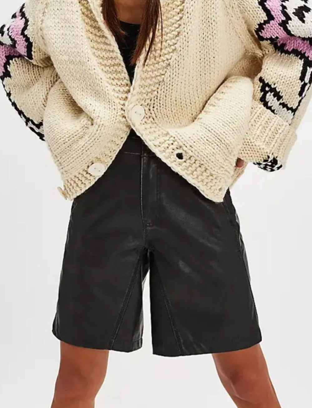 NWT Chunky Knit Oversized Sweater In Ivory